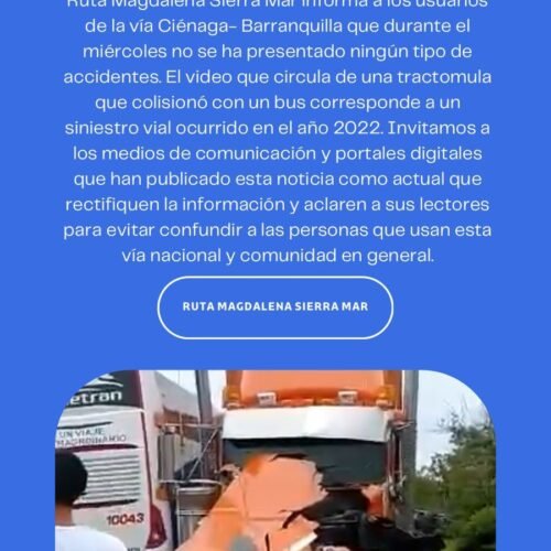 ACLARACIÓN NOTICIA MAYO 28, 2025